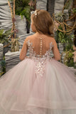 The Gianna Couture Girls Pageant Dress in Taffeta and Lace