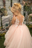 Girls Custom Couture Wedding Flower Girl Pageant Party Hi Low Dress