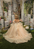 Girls Couture Wedding Flower Girl Special Occasion Pageant Party Gown