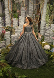 Girls Stunning Couture Glitter Tulle Christmas Pageant Special Occasion Gown
