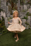 Couture Girls Beaded Lace Short Pageant Birthday Party Special Occasion Dress