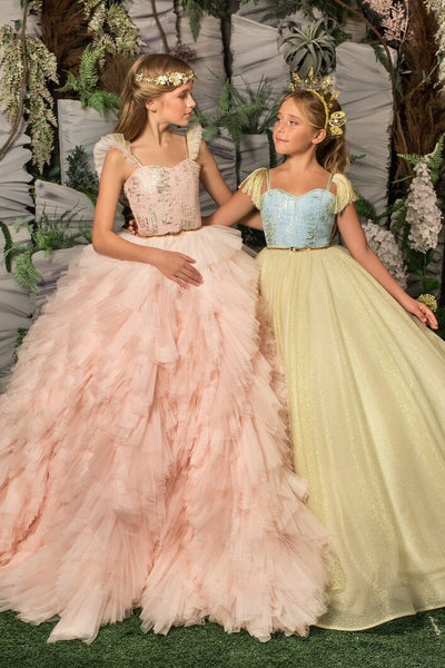 Custom Couture Girls Special Occasion Pageant Party Tulle Ball Gown