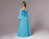 Celestielle Azure Couture Gown – Turquoise Girls Special Occasion Dress