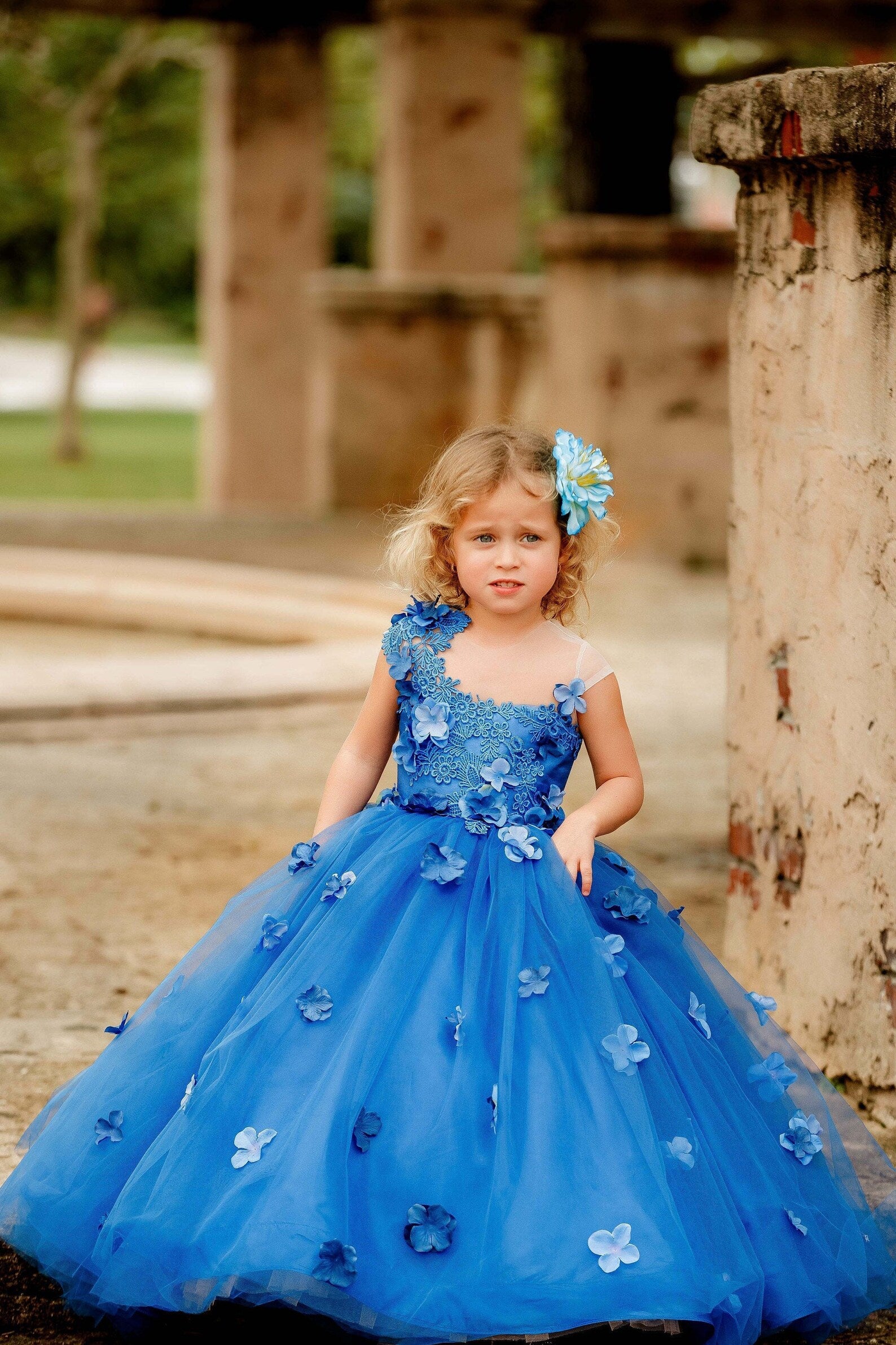 Princess Birthday Satin Tulle Special Occasion Wedding Party Floor Length Dress