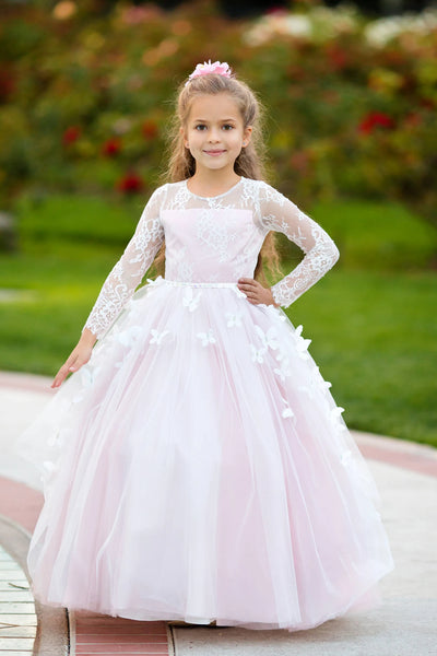 Gorgeous Custom Special Occasion Wedding Party Satin Tulle Floor Length Dress