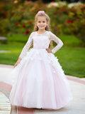 Gorgeous Custom Special Occasion Wedding Party Satin Tulle Floor Length Dress