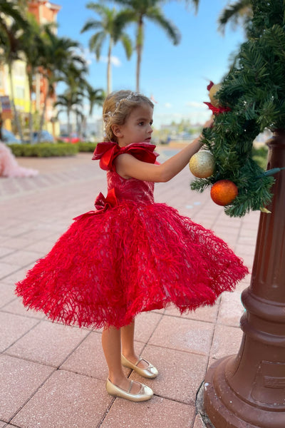 Handmade Couture Girls Satin Tulle Brocade Special Occasion Party Dress