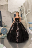 Handmade Couture Girls Pageant Party Special Occasion Tulle Ball Gown