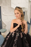 Handmade Couture Girls Pageant Party Special Occasion Tulle Ball Gown