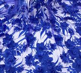 Stunning Couture Girls 3D Flower Tulle Satin Wedding Flower Girl Dress With Train