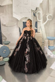 Handmade Couture Girls Pageant Party Special Occasion Tulle Ball Gown