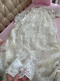 Mila Hand Crafted Beaded Lace Baptismal Gown | Blush Kids