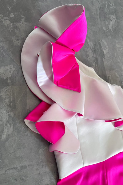 Girls Pageant Interview Jumpsuit | Ruffle Romper