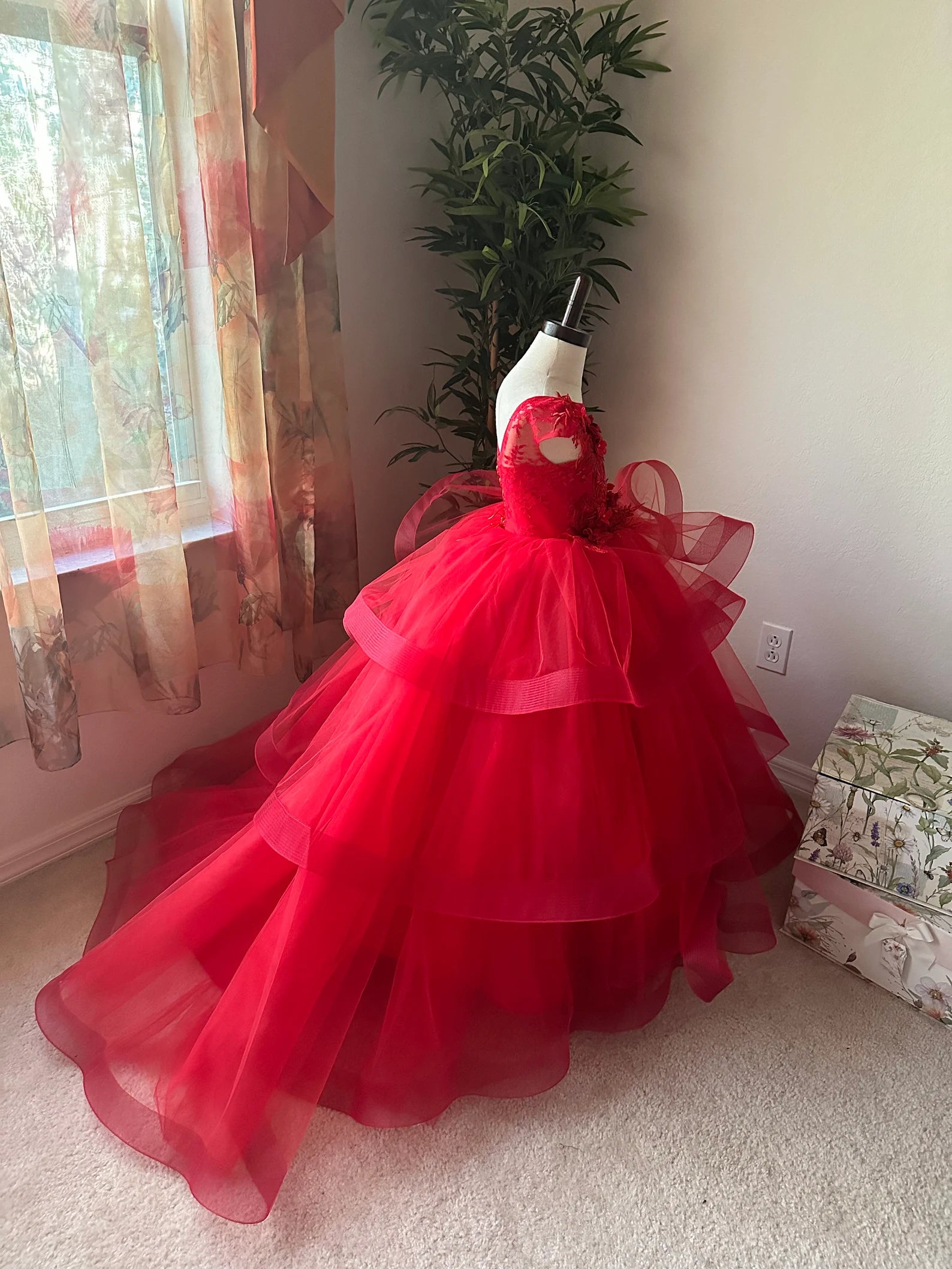 Girls Ivory Birthday Wedding Party Pageant Flower Girl Communion Lace Dress