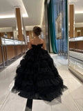 Custom Couture Girls Wedding Party Special Occasion Satin Tulle Lace Gown