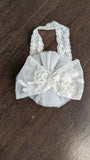 Couture Handmade Baby Pearl Lace And Tulle Christening Heirloom Gown