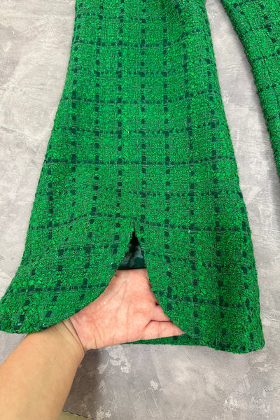 Girls Tweed Pageant Interview Jumpsuit | Signature Designer