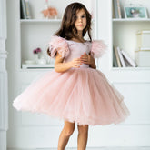 Kyla Girls Satin Tulle Dress