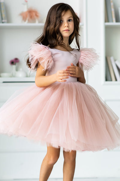 Kyla Girls Satin Tulle Dress
