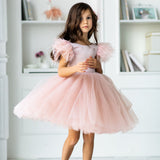 Kyla Girls Satin Tulle Dress