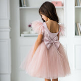 Kyla Girls Satin Tulle Dress