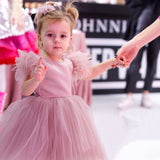 Kyla Girls Satin Tulle Dress