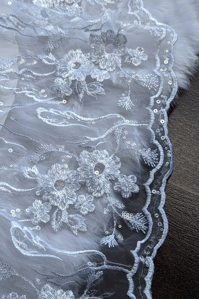 Couture Embroidered Beaded Lace Baptism Christening Gown