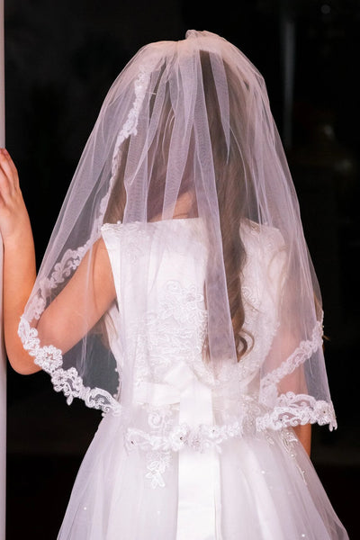 Stunning Pearl Headband For First Communion