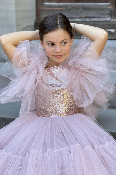 Hallie Girls Special Occasion Tulle Dress