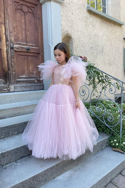 Hallie Girls Special Occasion Tulle Dress