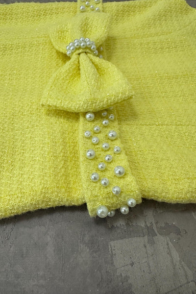 Girls Tweed Pageant Dress & Jacket Set | Signature Designer