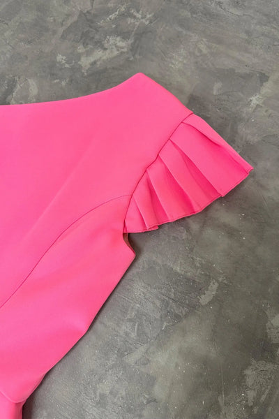 Girls One Shoulder Pageant Interview Dress