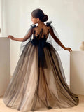 Girls Stunning Lace Tulle Wedding Pageant Party Floor Length Gown