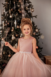 Couture Wedding Party Special Occasion Sating Tulle Floor Length Dress