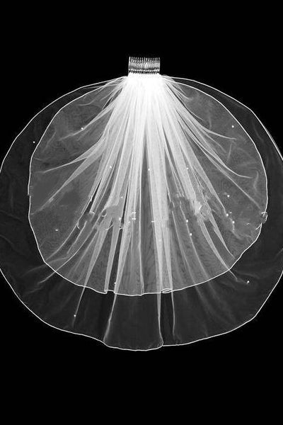 Veil With Two Tiers