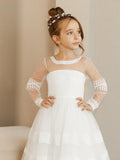 Bohemian White Communion Dress - Sarai Girls Special Occasion Dress