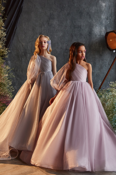 Pentelei Couture 3203 - One Shoulder Flower Girl Gown