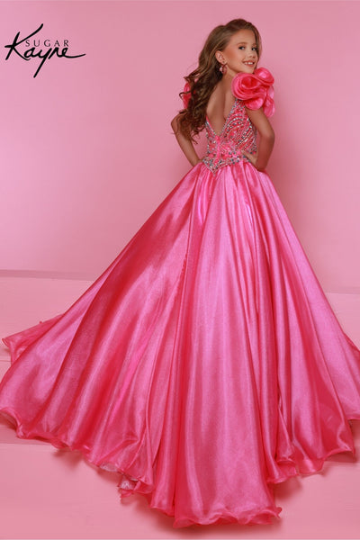 Sugar Kayne Hot Pink Pageant Dress – Perfect for All Occasions