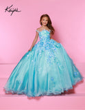 Sugar Kayne Sequin Mesh Organza Gown – Perfect for Pageants