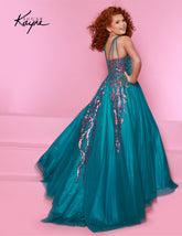 Sugar Kayne Jade Girls Pageant Dress – Sequin Ball Gown