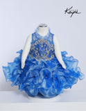 Sugar Kayne "Periwinkle Princess" Girls Pageant Cupcake Dress – Sparkling Ruffle Skirt