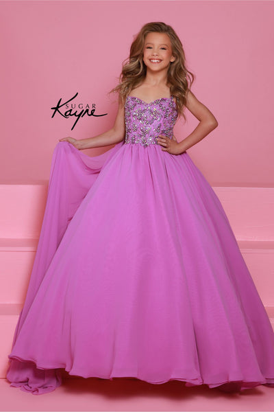 Radiant Lemon Gown for Girls – Sugar Kayne Party Dress