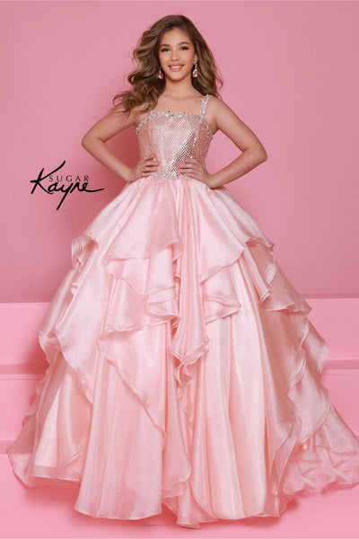 Glamorous Girls’ Pageant Gown – Sugar Kayne Kids Special Occasion