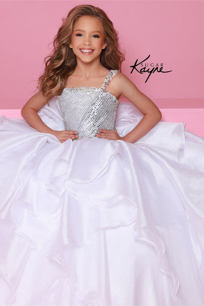 Glamorous Girls’ Pageant Gown – Sugar Kayne Kids Special Occasion