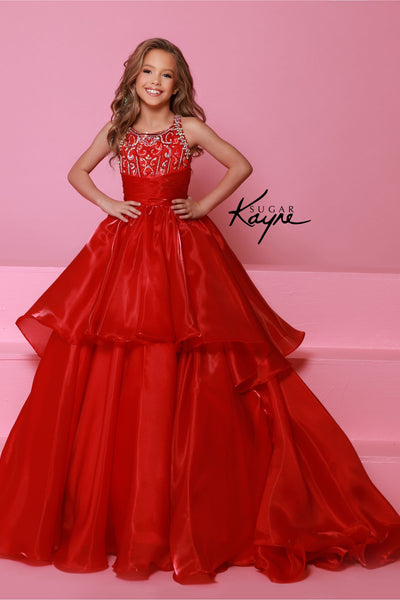 Stunning Girls’ Pageant Dress – Sugar Kayne Gown