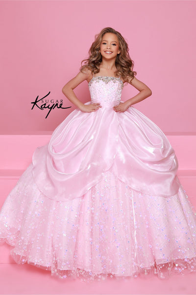 Aurora Crystal Dream Gown – Baby Blue Pageant Ball Gown for Luxury Events