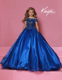 Sugar Kayne Royal Blue Girls Pageant Dress – Ball Gown