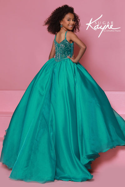 Sugar Kayne Royal Blue Girls Pageant Dress – Ball Gown