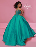 Sugar Kayne Royal Blue Girls Pageant Dress – Ball Gown