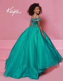 Sugar Kayne Royal Blue Girls Pageant Dress – Ball Gown